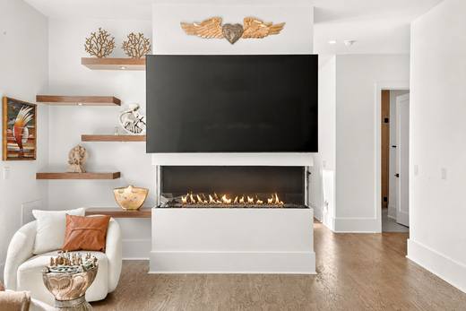 Living Room & Fireplace — 1192 Bernadette Lane NE